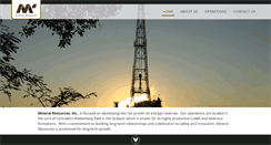 Desktop Screenshot of mineralresourcesinc.com